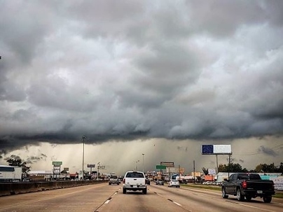 vehicles on I-45 in Texas